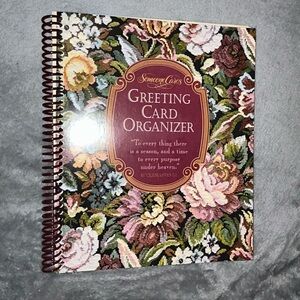 Greeting Card Organizer By Guideposts, Spiral Bound Organizer
